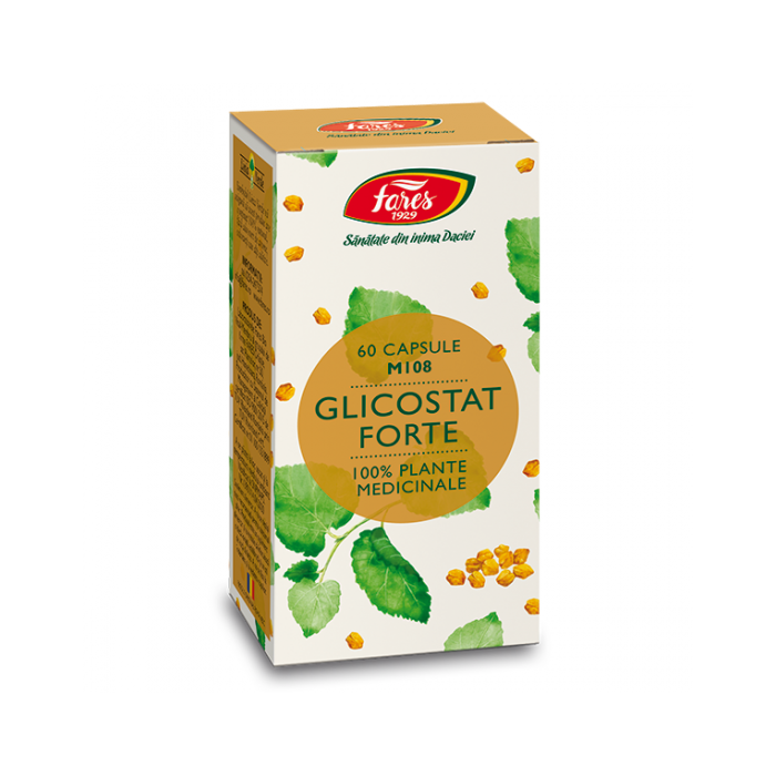 Glicostat Forte, 60 Capsule, Fares
