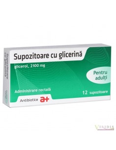 Glicerina adulti supozitoare, 12 buc, Antibiotice