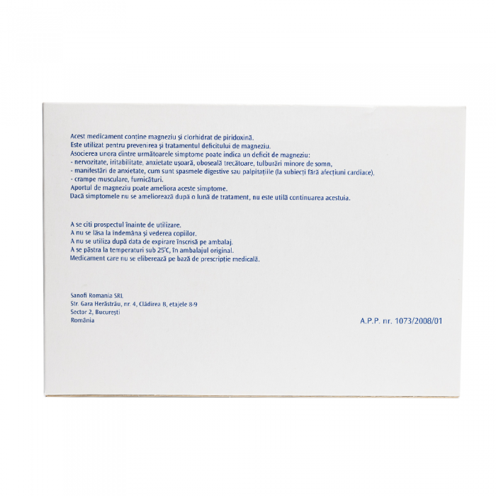 Magne B6 solutie orala 10ml x 10 fiole, Sanofi...