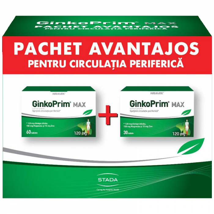 Ginkoprim max 60 tb  ginkoprim max 30 tb (cadou), Walmark