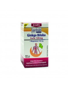 JutaVit Ginkgo Biloba 120 mg + Magneziu 150 mg – 50 capsule
