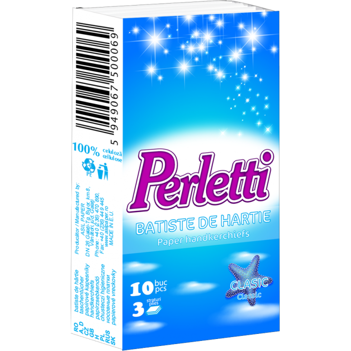 Perletti batiste hartie clasic x 10 buc