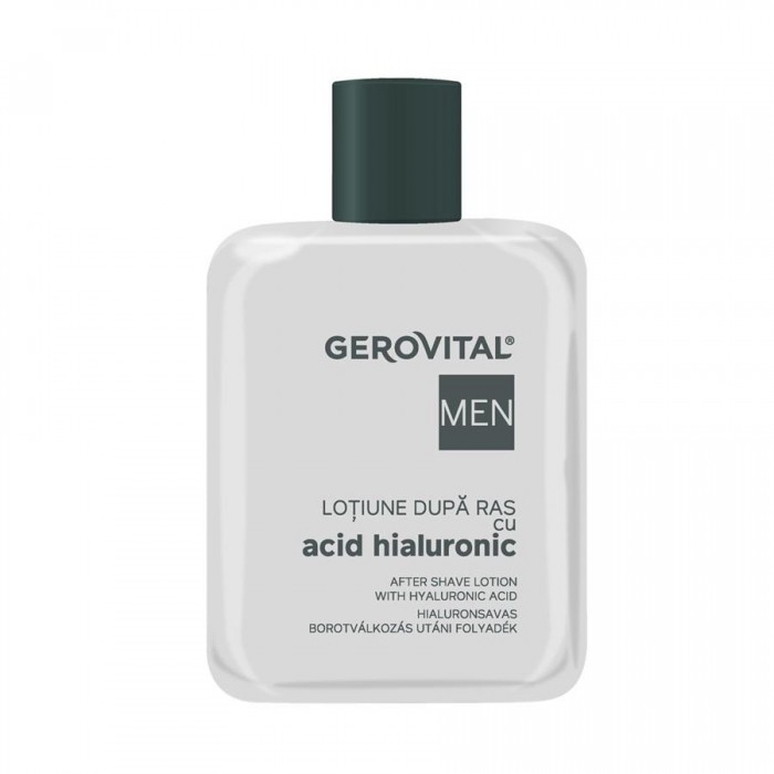 Gerovital men lotiune dupa ras cu acid hialuronic, 100 ml, Farmec