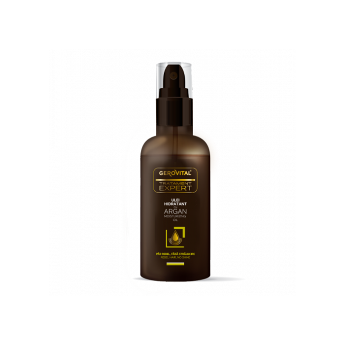 Ulei hidratant cu argan Gerovital Tratament Expert, 100 ml, Farmec