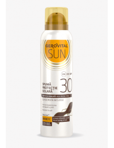 Gerovital sun spuma pentru protectie solara cu factor de...