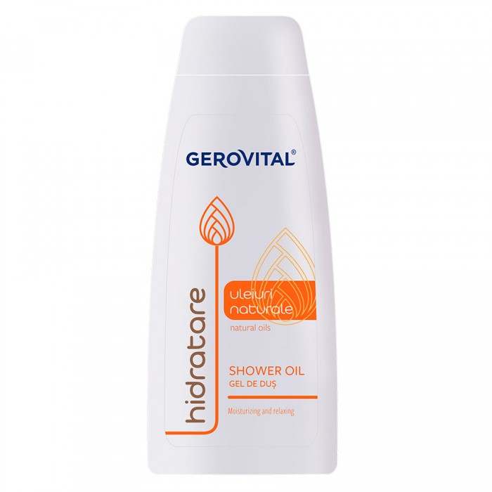 Gerovital gel de dus uleiuri naturale, 400 ml, Farmec