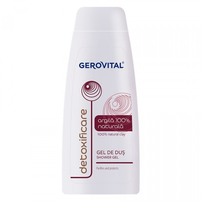 Gerovital gel de dus argila 100 % naturala, 400 ml, Farmec SA
