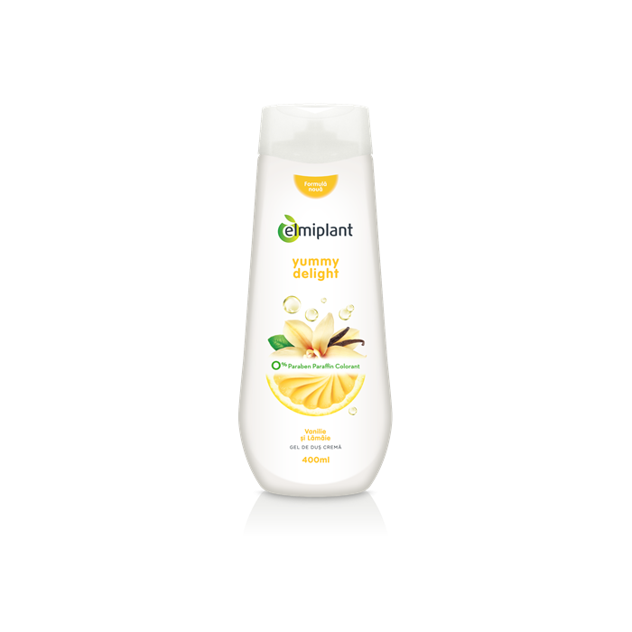 Gel de dus Yummy Delight (vanilie si lamaie),...