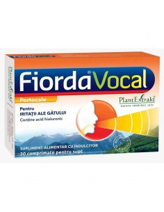 Fiorda vocal prtocale, 30 cpr, Plantextrakt