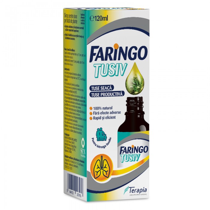 Faringotusiv sirop, 120 ml, Terapia