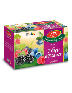 Ceai cu fructe de padure, 20 plicuri, Fares