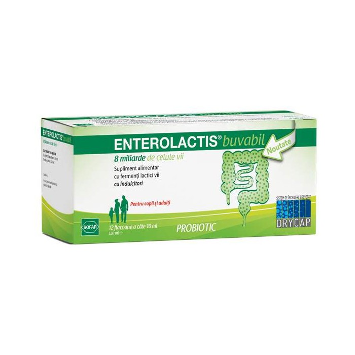 Enterolactis sol buvabila 10 ml, 12fl, Sofar