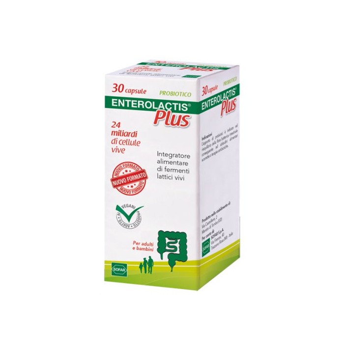 Enterolactis plus, 30 capsule, Sofar Italia