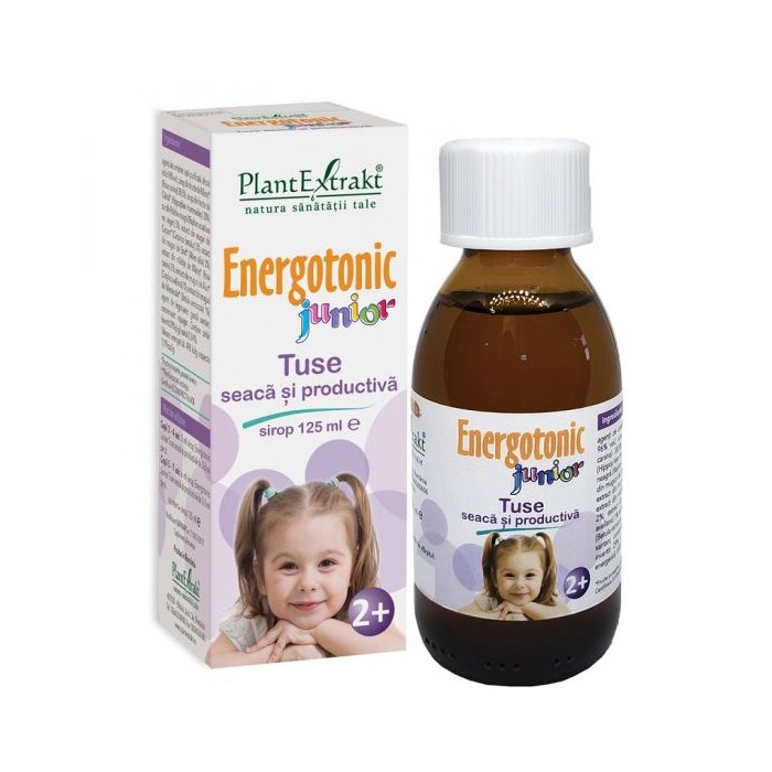 Sirop Energotonic Junior Tuse, 125 ml, Plant Extrakt