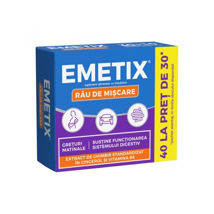Emetix, 40 comprimate, Fiterman
