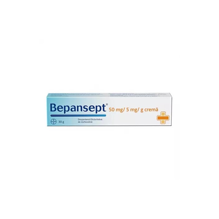 Bepansept 50mg/5mg/g crema x 30g, Bayer Ag Germania