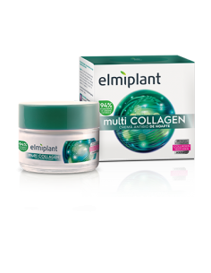 Crema antirid de noapte MultiCollagen, 50 ml, Elmiplant