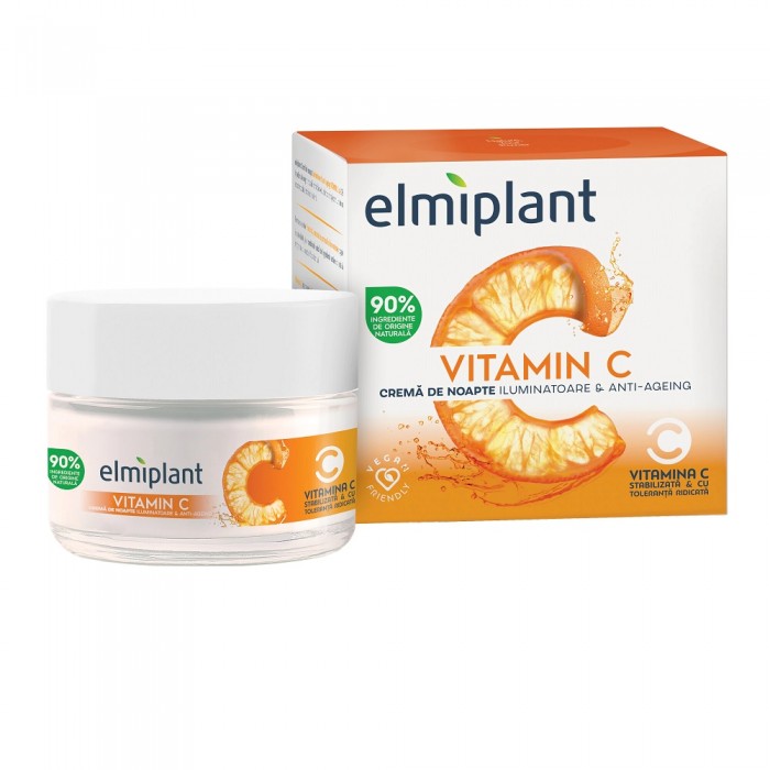 Elmiplant crema de zi cu vitamina C iluminatoare & anti-ageing x 50 ml