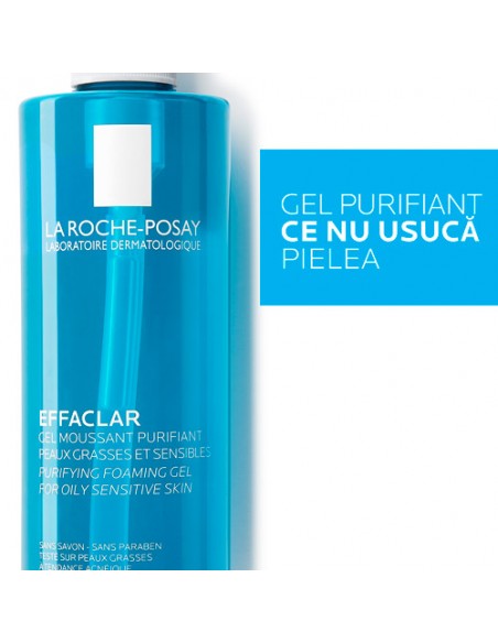 Effaclar Gel Spumant Purifiant, 400ml , La Roche-Posay