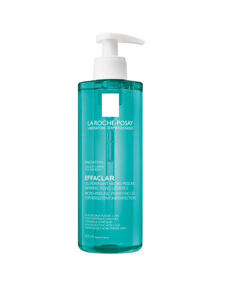 Effaclar Gel De Curătare Micro-Exfoliant, 400Ml, La Roche-Posay