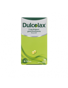 Dulcolax 5mg, 30 drajeuri gastrorezistente, Sanofi,... 2