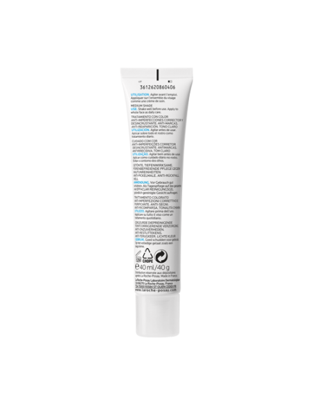 Effaclar DuoCrema Corectoare Uniformizatoare, Nuanta Medium, 40Ml, La Roche-Posay