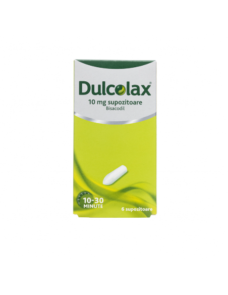 Dulcolax 10mg, 6 supozitoare, Sanofi, Sanofi Romania S.R.L. - Romania