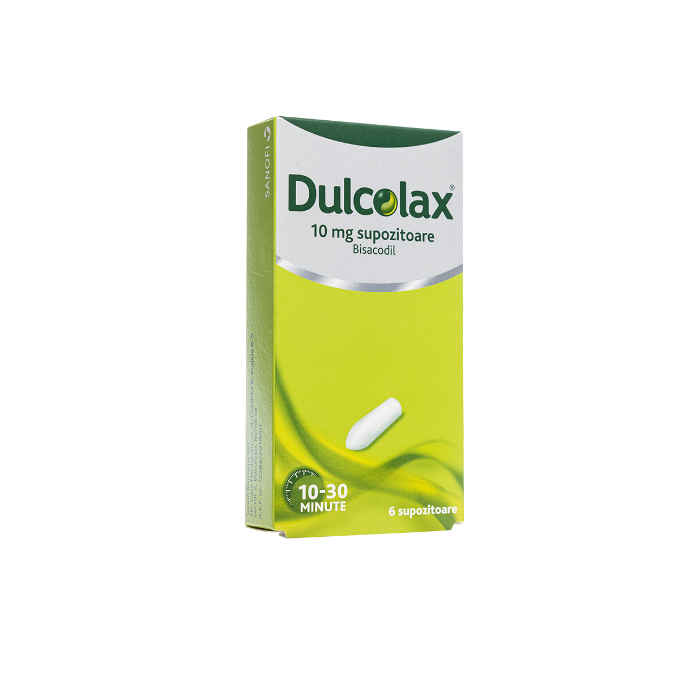 Dulcolax 10mg, 6 supozitoare, Sanofi, Sanofi...
