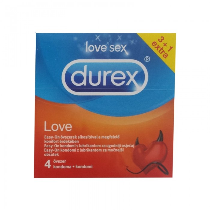 Durex prezervative Love x 4buc