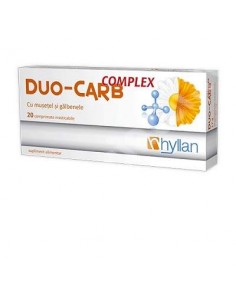 Duo-carb, 20 de comprimate masticabile, Hyllan