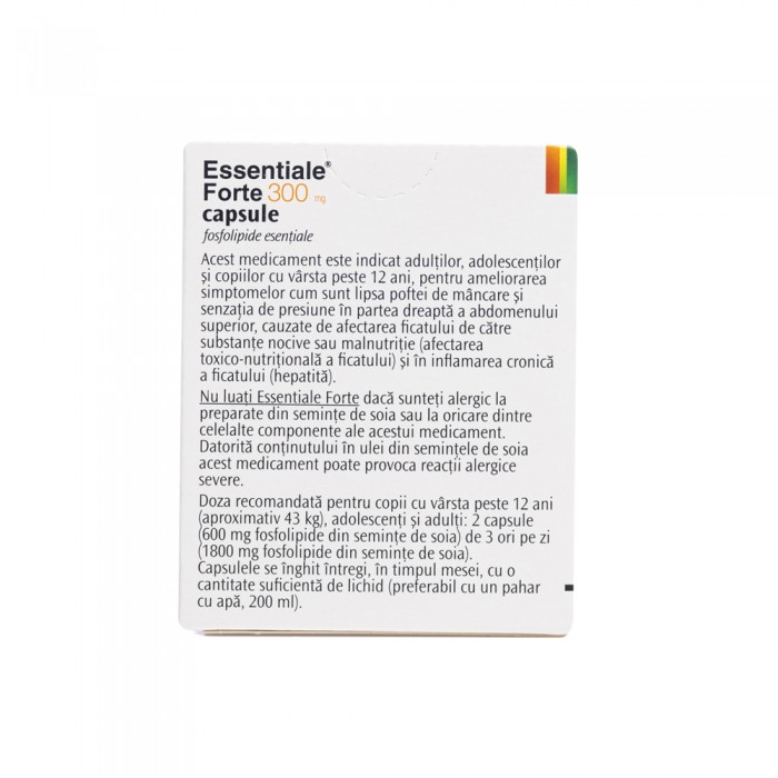 Essentiale Forte 300mg, 50 de capsule, Sanofi,...