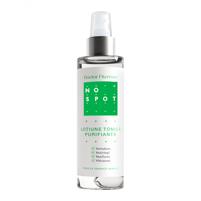 Doctor Fiterman No Spot lotiune tonica purifianta, 250ml, Fiterman Pharma