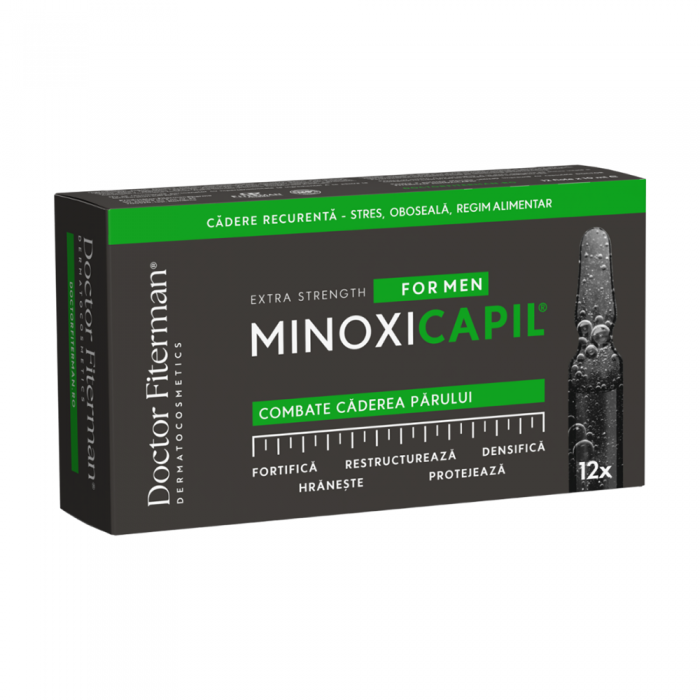 Doctor Fiterman Minoxicapil men, 12 fiole x 10 ml, Fiterman Pharma
