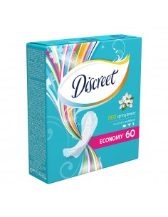 Absorbante zilnice Discreet deo spring, 60 bucati,...