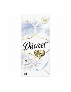 Absorbante zilnice Discreet deo skin love, 18 bucati,...