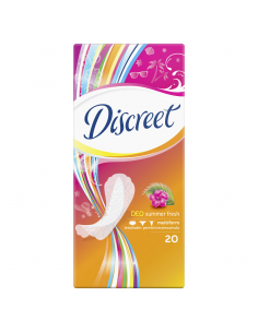 Discreet Deo Summer – absorbante zilnice, 20 bucăți...