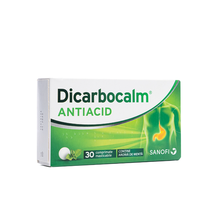 Dicarbocalm x 30 cpr. mast, Sanofi Romania...