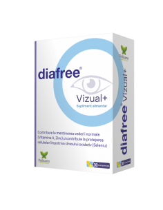 Diafree vizual, 30 comprimate, Polifarma