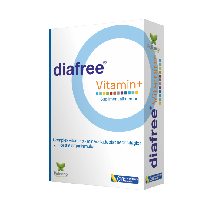Diafree vitamin, 30 comprimate, Polisano