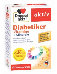 Diabetiker vitamine x 30tbl  10tbl cadou