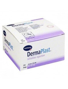 Dermaplast Sensitive Injection plasturi 1,6 × 4 cm, 250 buc