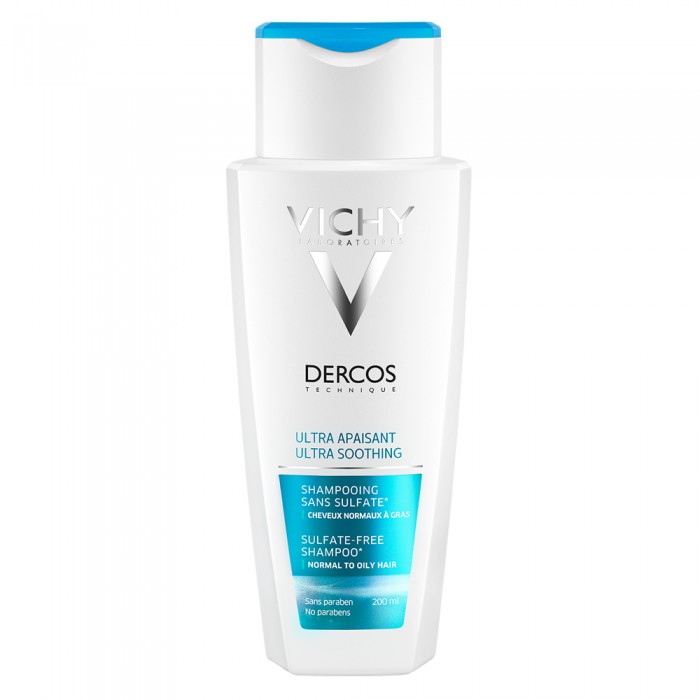 Dercos Sampon Ultra Calmant Pentru Păr Normal-Gras, 200 Ml, Vichy