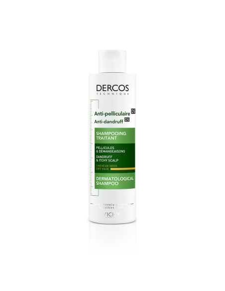Dercos Şampon Antimătreată Pentru Păr Uscat, 200Ml , Vichy