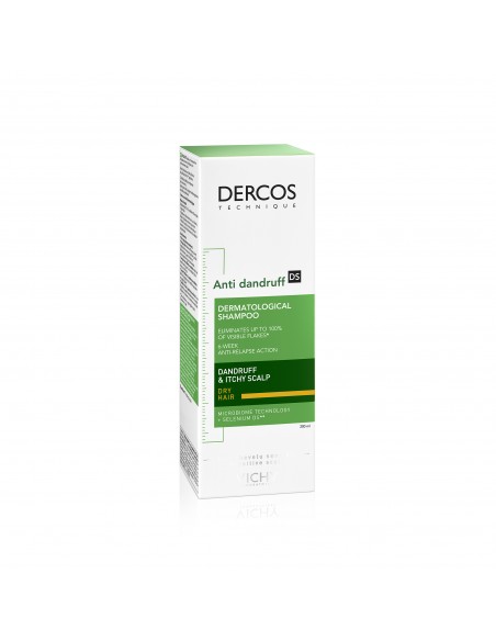 Dercos Şampon Antimătreată Pentru Păr Uscat, 200Ml , Vichy