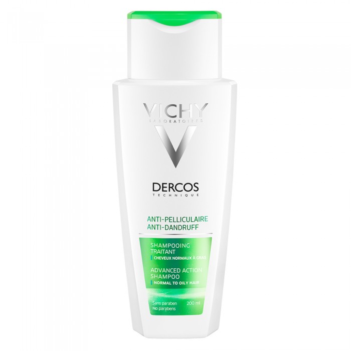 Dercos Şampon Antimătreată Pentru Păr Normal-Gras, 200Ml , Vichy