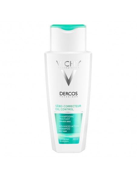 Dercos Şampon Sebocorector Pentru Păr Gras, 200Ml , Vichy