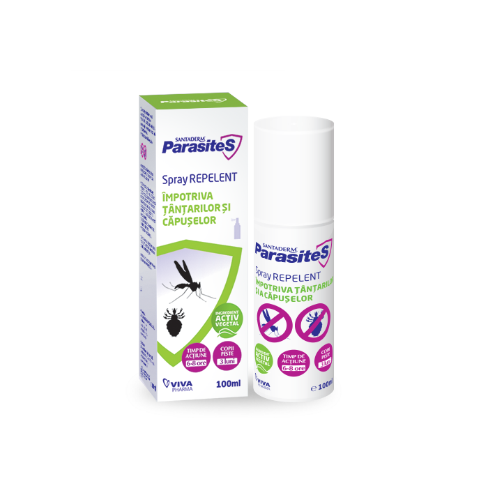 Spray repelent Santanderm, 100 ml, Vitalia