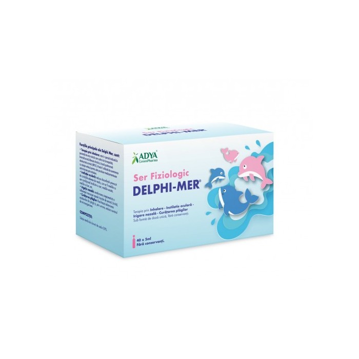 Delphi-Mer ser fiziologic 40 fiole, 5 ml, Greenpharma