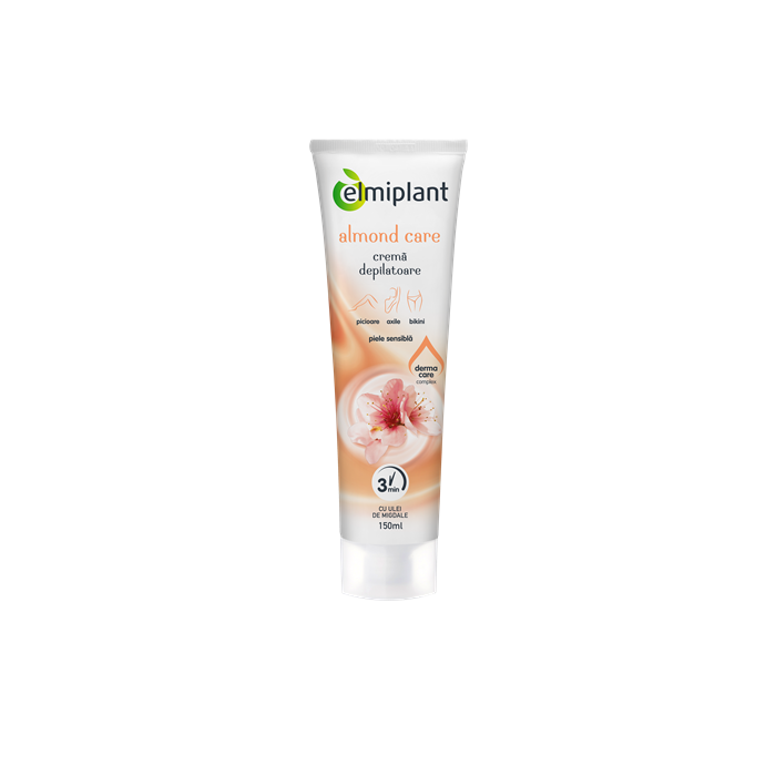 Crema depilatoare pentru piele sensibila, 150 ml, Elmiplant