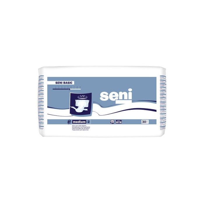 Scutece adulti Seni Basic, M, 30 buc